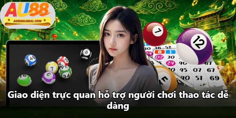 Giao diện trực quan hỗ trợ người chơi thao tác dễ dàng Giao diện trực quan hỗ trợ người chơi thao tác dễ dàng