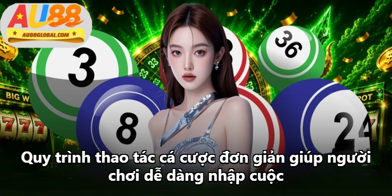 Quy trình thao tác cá cược đơn giản giúp người chơi dễ dàng nhập cuộc