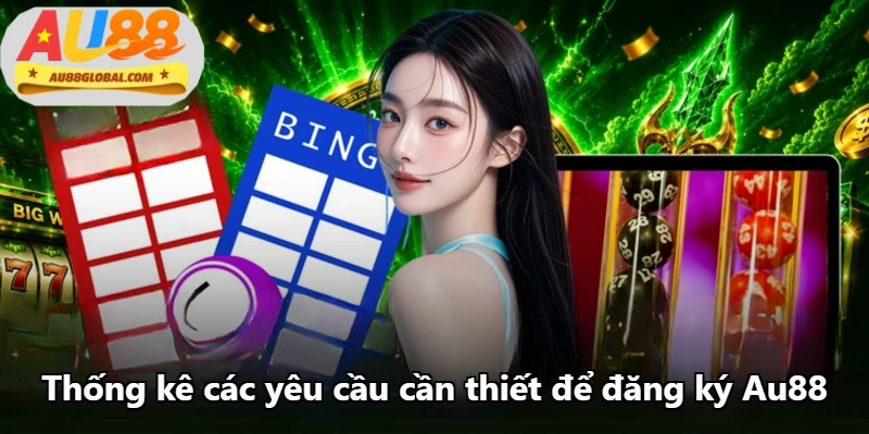 Thống kê các yêu cầu cần thiết để đăng ký Au88 Thống kê các yêu cầu cần thiết để đăng ký Au88